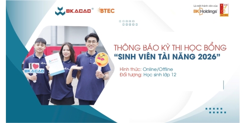 THÔNG BÁO KỲ THI HỌC BỔNG 
