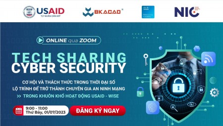 TECH SHARING-  CYBER SECURITY:  CƠ HỘI VÀ THÁCH THỨC TRONG THỜI ĐẠI SỐ. LỘ TRÌNH ĐỂ TRỞ THÀNH CHUYÊN GIA AN NINH MẠNG