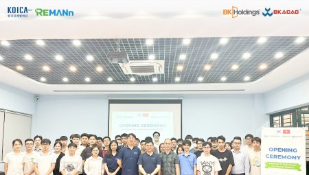 LỄ KHAI GIẢNG CÁC LỚP ĐÀO TẠO NÂNG CAO ICT DO KOICA – REMANN, BKH- BKACAD TÀI TRỢ