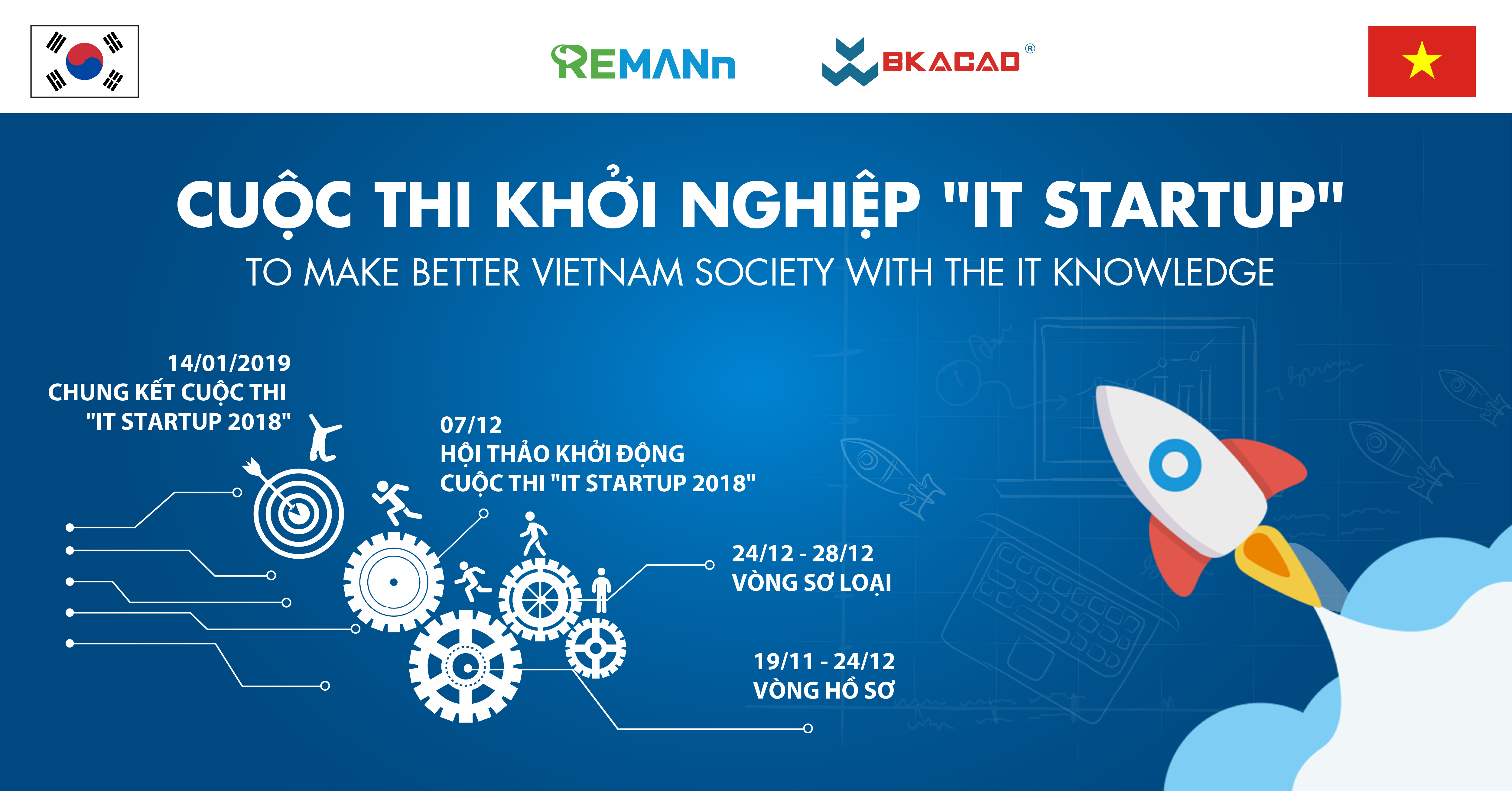  [IT STARTUP 2018 – TO MAKE BETTER VIETNAM SOCIETY WITH IT KNOWLEDGE]