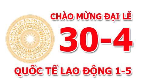 Thông báo lịch nghỉ lễ 30/4 và 01/5