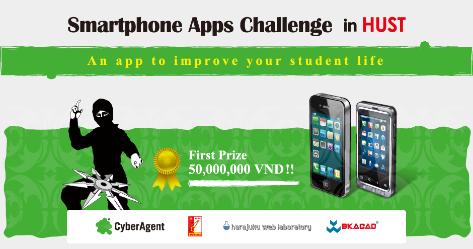 Thông Báo: Vòng chung kết cuộc thi “Smartphone Apps Challenge in HUST”