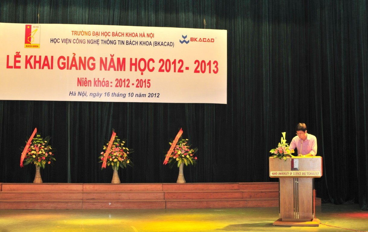 Thông báo Tổ chức Lễ khai giảng năm học 2012-2013